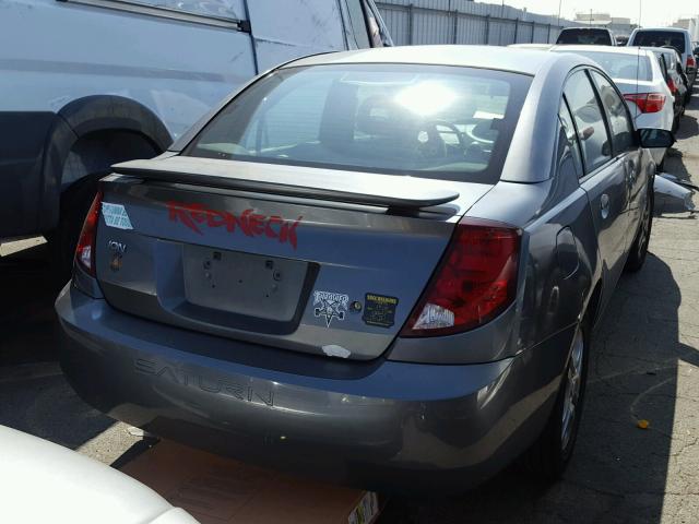 1G8AZ54F95Z146822 - 2005 SATURN ION LEVEL GRAY photo 4