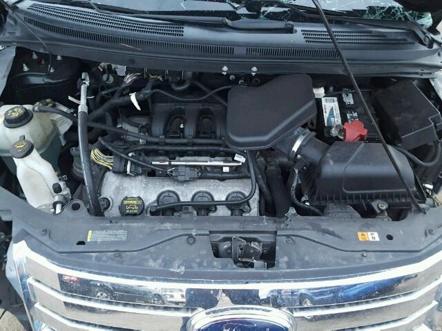 2FMDK3JC0ABA36613 - 2010 FORD EDGE SEL BLACK photo 7