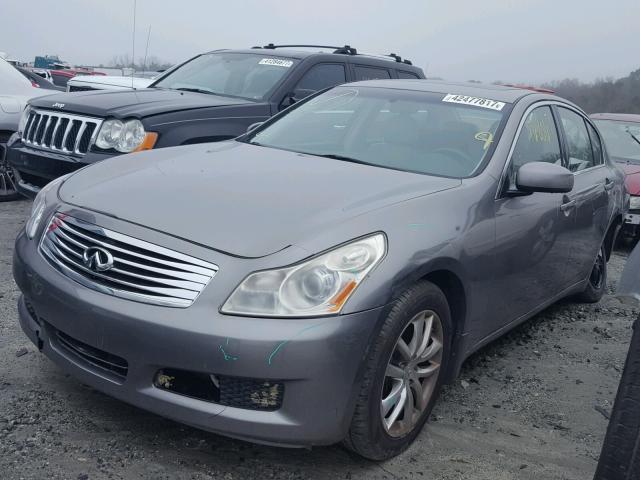 JNKBV61F97M800619 - 2007 INFINITI G35 GRAY photo 2