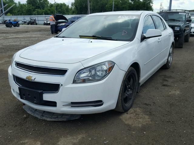 1G1ZC5EB3AF313332 - 2010 CHEVROLET MALIBU 1LT WHITE photo 2