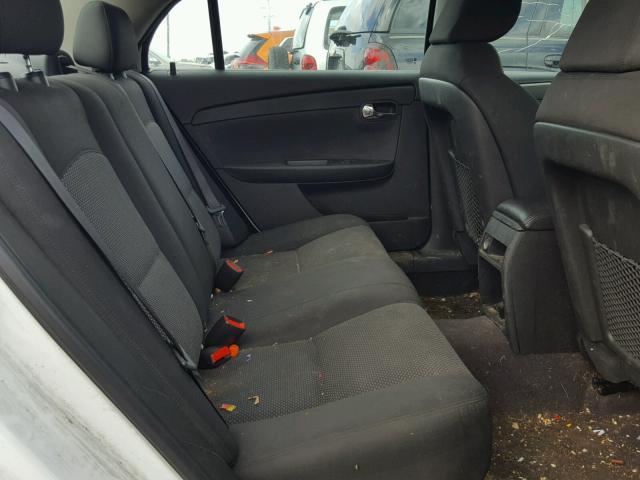 1G1ZC5EB3AF313332 - 2010 CHEVROLET MALIBU 1LT WHITE photo 6