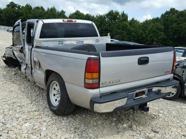 2GTEC19T441275378 - 2004 GMC NEW SIERRA GRAY photo 3