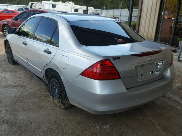 1HGCM56166A050923 - 2006 HONDA ACCORD VAL GRAY photo 3