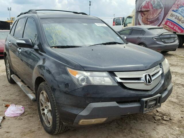 2HNYD28487H544983 - 2007 ACURA MDX BLACK photo 1