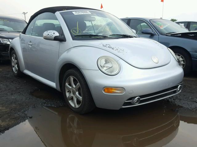 3VWCD31Y94M339914 - 2004 VOLKSWAGEN NEW BEETLE SILVER photo 1