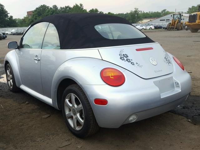 3VWCD31Y94M339914 - 2004 VOLKSWAGEN NEW BEETLE 银色 照片 3