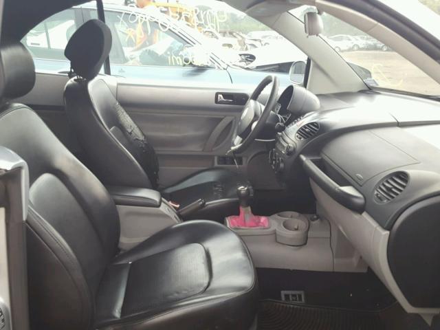 3VWCD31Y94M339914 - 2004 VOLKSWAGEN NEW BEETLE 银色 照片 5