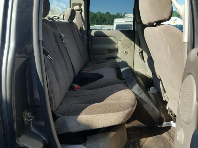 3D7KU28D64G121364 - 2004 DODGE RAM 2500 S CHARCOAL photo 6