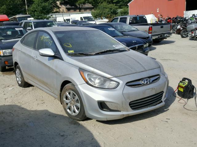 KMHCT4AEXDU416914 - 2013 HYUNDAI ACCENT SILVER photo 1