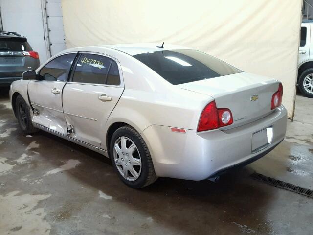 1G1ZC5EB3AF150519 - 2010 CHEVROLET MALIBU 1LT GOLD photo 3
