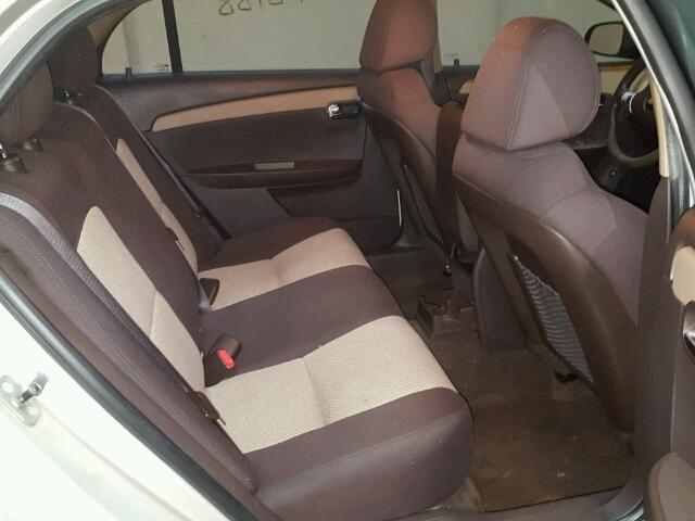 1G1ZC5EB3AF150519 - 2010 CHEVROLET MALIBU 1LT GOLD photo 6