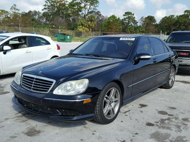 WDBNG75J36A476305 - 2006 MERCEDES-BENZ S 500 BLACK photo 2