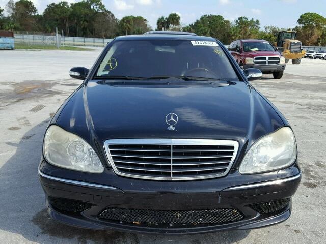 WDBNG75J36A476305 - 2006 MERCEDES-BENZ S 500 BLACK photo 9