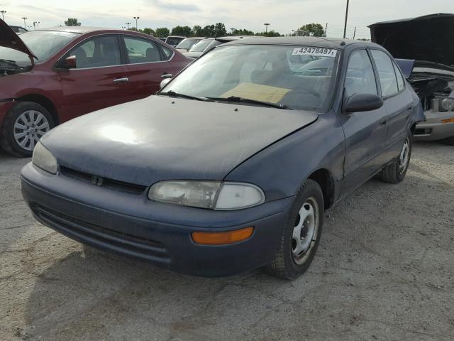 1Y1SK5365PZ005826 - 1993 GEO PRIZM BASE ლურჯი ფოტო 2