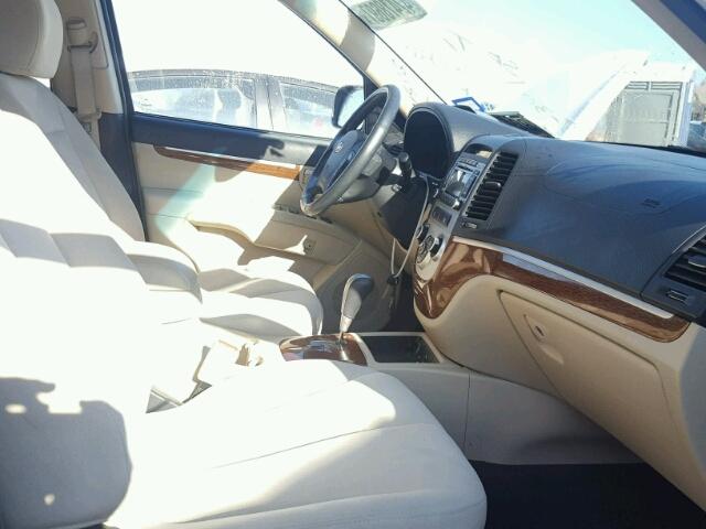 5NMSH13E79H245826 - 2009 HYUNDAI SANTA FE S Dəniz mavisi foto 5