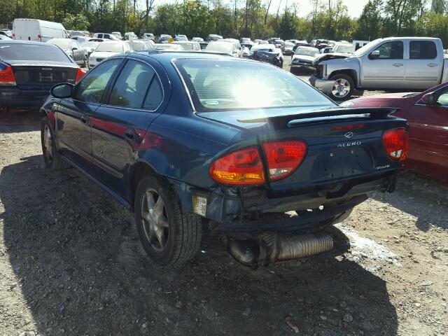 1G3NL52E82C193678 - 2002 OLDSMOBILE ALERO GREEN photo 3