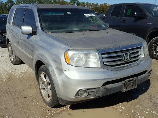 5FNYF3H44EB023297 - 2014 HONDA PILOT EX SILVER photo 1