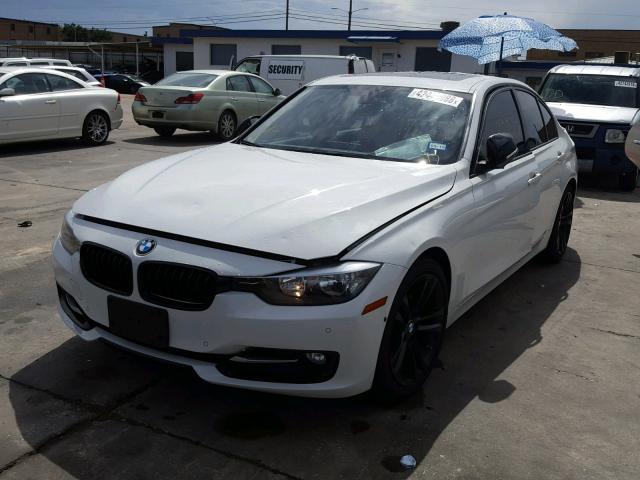 WBA3C1G53DNR49219 - 2013 BMW 328 I SULE WHITE photo 2