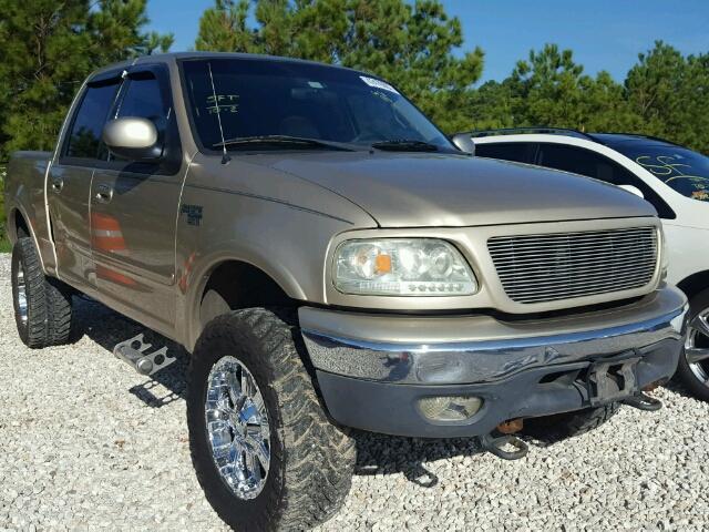 1FTRW08L21KE25682 - 2001 FORD F150 SUPER GOLD photo 1