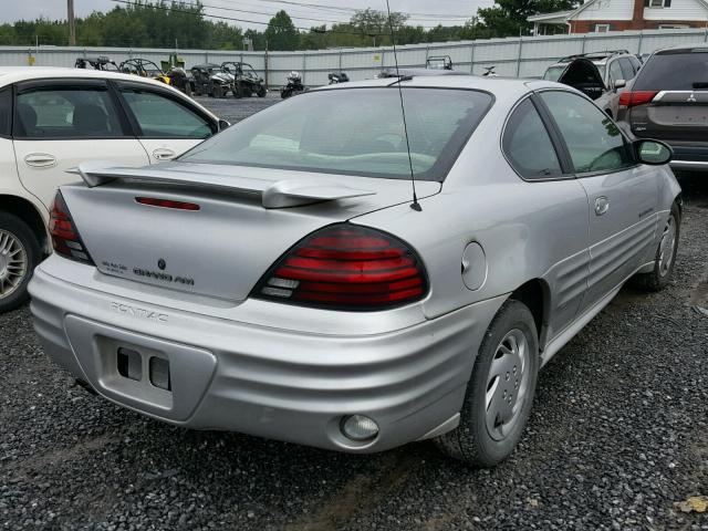 1G2NE12F22C172907 - 2002 PONTIAC GRAND AM S Gümüş foto 4