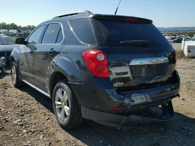 2CNALDEC8B6469008 - 2011 CHEVROLET EQUINOX LT BLACK photo 3