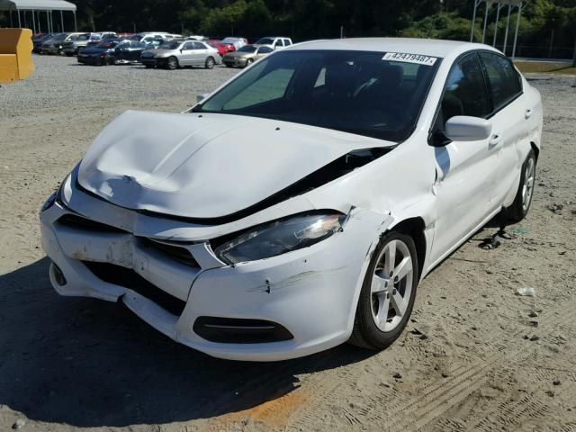 1C3CDFBB5FD351995 - 2015 DODGE DART SXT WHITE photo 2