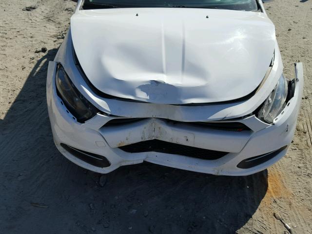 1C3CDFBB5FD351995 - 2015 DODGE DART SXT WHITE photo 7