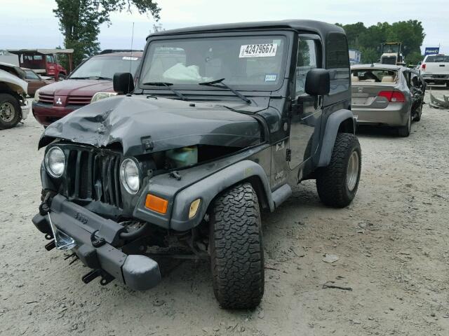 1J4FA39S64P751947 - 2004 JEEP WRANGLER X GREEN photo 2