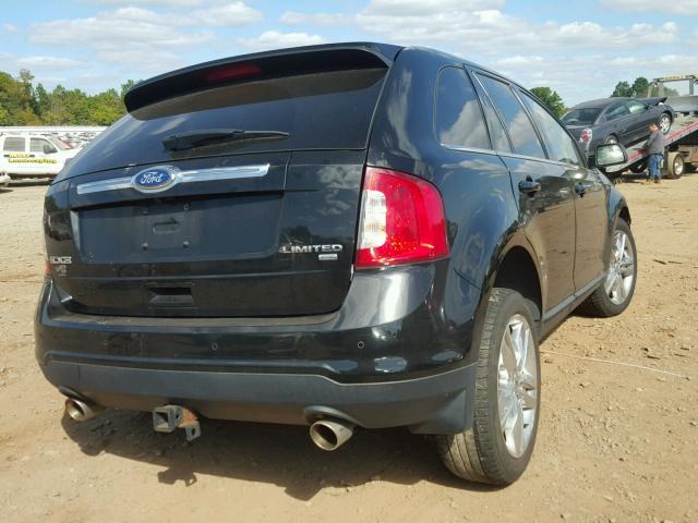 2FMDK4KC8CBA35815 - 2012 FORD EDGE LIMIT BLACK photo 4