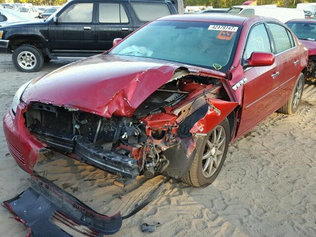 1G4HR57Y46U232034 - 2006 BUICK LUCERNE CX RED photo 2