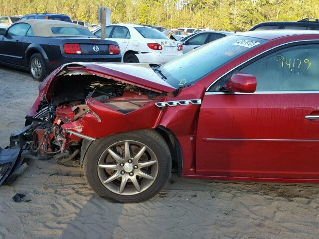 1G4HR57Y46U232034 - 2006 BUICK LUCERNE CX RED photo 9