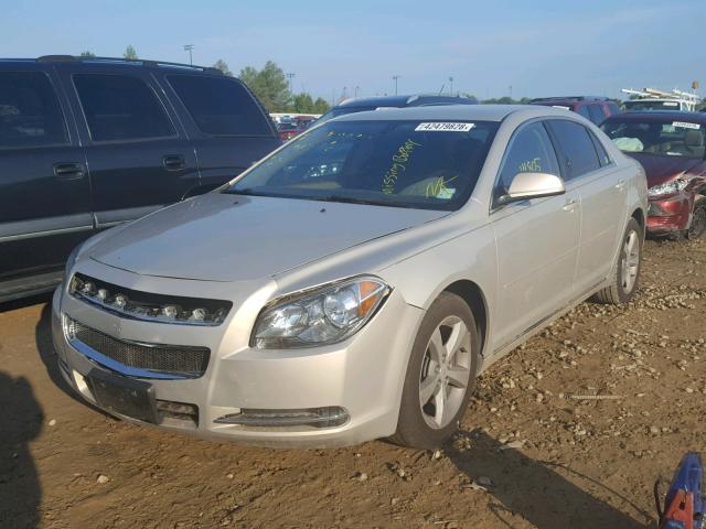 1G1ZC5E19BF126217 - 2011 CHEVROLET MALIBU 1LT BEIGE photo 2