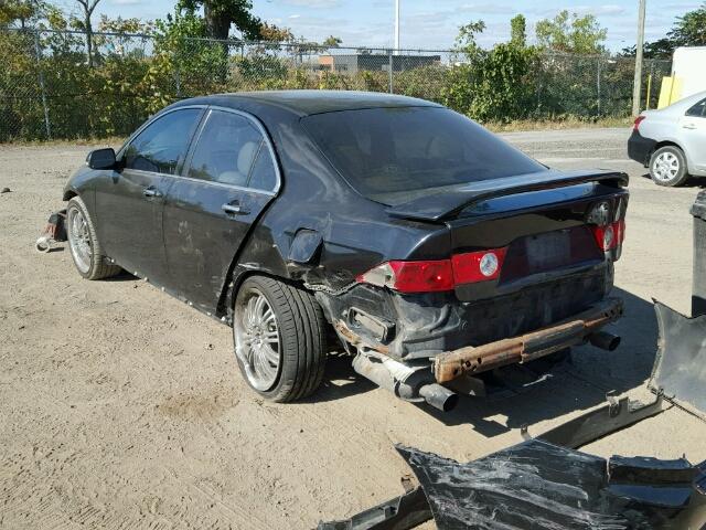 JH4CL96885C803388 - 2005 ACURA TSX BLACK photo 3