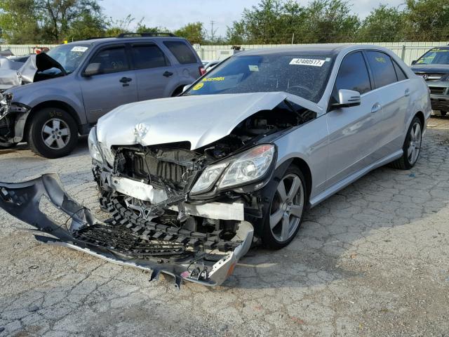 WDDHF8HB7AA257986 - 2010 MERCEDES-BENZ E 350 4MAT SILVER photo 2