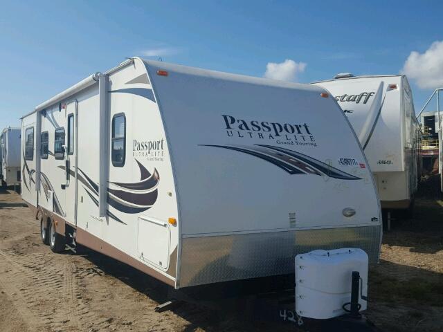 4YDT31828CT413428 - 2012 KEYSTONE PASSPORT WHITE photo 1