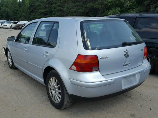 9BWGR61J154023176 - 2005 VOLKSWAGEN GOLF GLS T SILVER photo 3