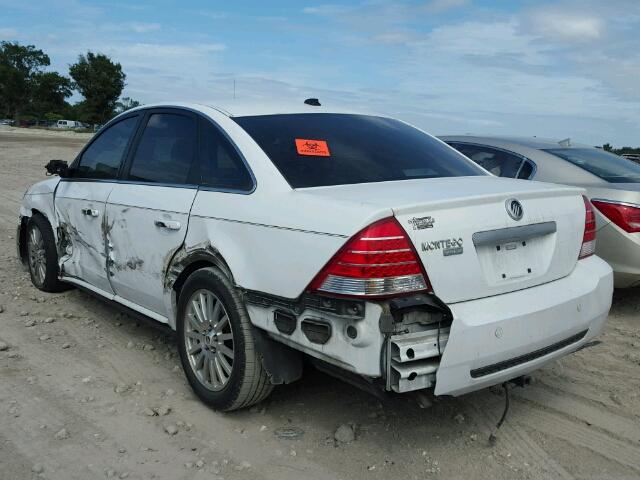 1MEHM42177G600535 - 2007 MERCURY MONTEGO PR 白色 照片 3