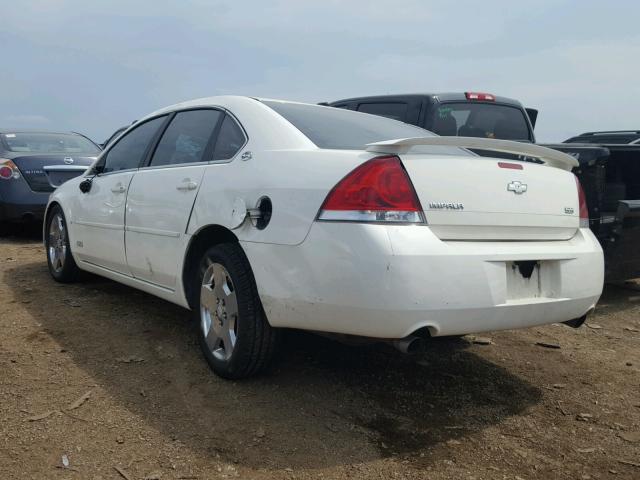 2G1WD58C589277652 - 2008 CHEVROLET IMPALA SUP WHITE photo 3