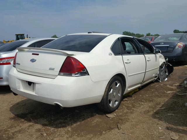 2G1WD58C589277652 - 2008 CHEVROLET IMPALA SUP WHITE photo 4