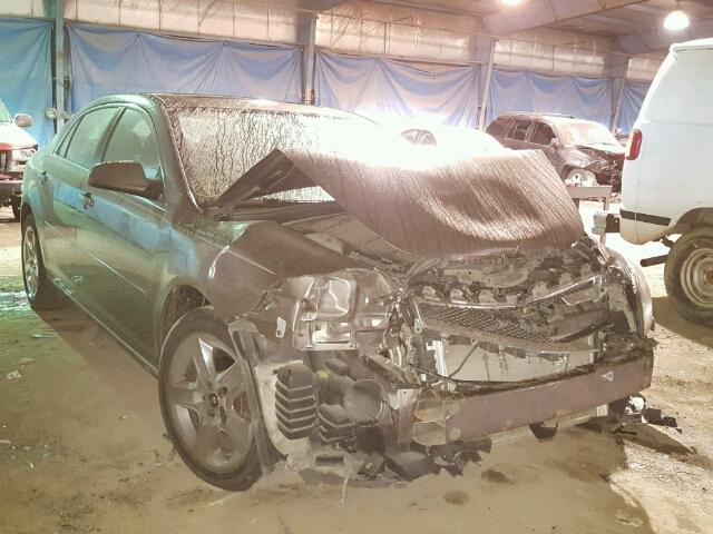 1G1ZC5EB8AF250857 - 2010 CHEVROLET MALIBU BLACK photo 1