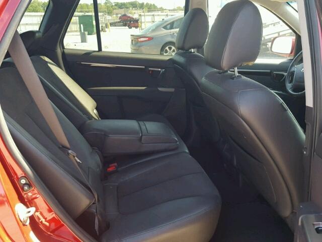 5NMSH4AG2AH358108 - 2010 HYUNDAI SANTA FE S 红色 照片 6