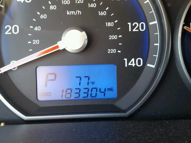 5NMSH4AG2AH358108 - 2010 HYUNDAI SANTA FE S 红色 照片 8