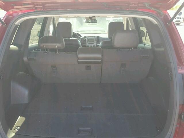 5NMSH4AG2AH358108 - 2010 HYUNDAI SANTA FE S 红色 照片 9