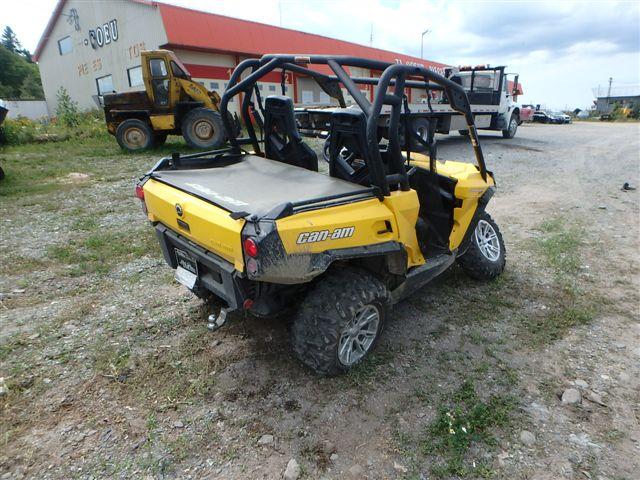 3JBKKCP17DJ000443 - 2013 CAN-AM COMMANDER YELLOW photo 4