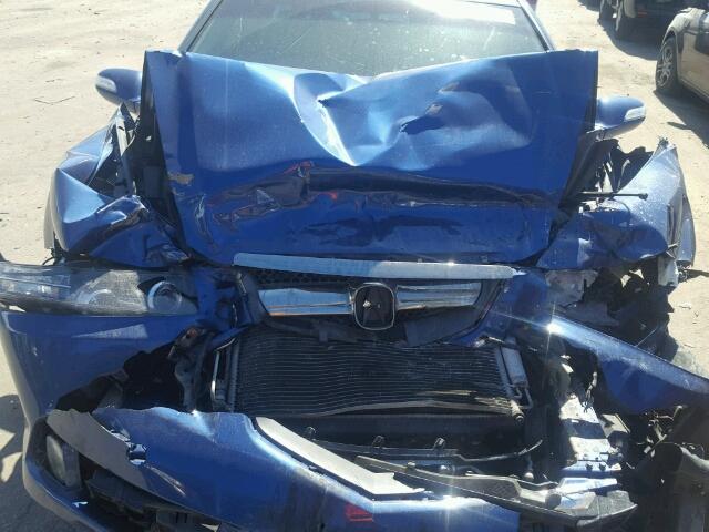 19UUA76527A021450 - 2007 ACURA TL TYPE S BLUE photo 7