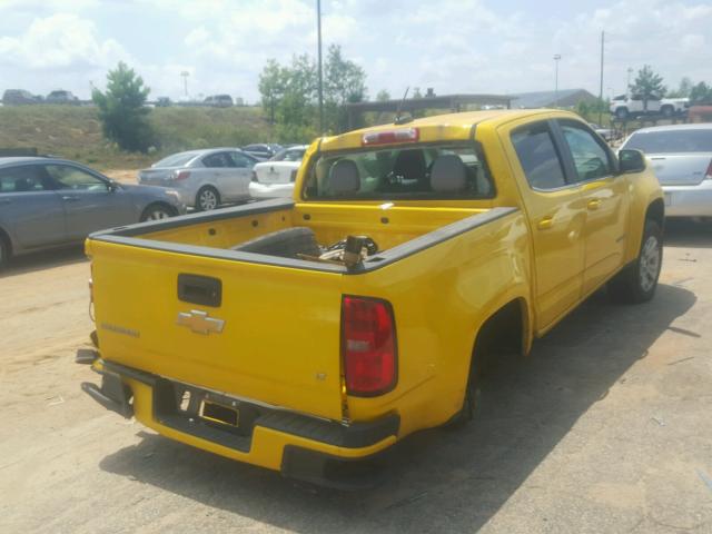 1GCGSBEA1F1254163 - 2015 CHEVROLET COLORADO L YELLOW photo 4