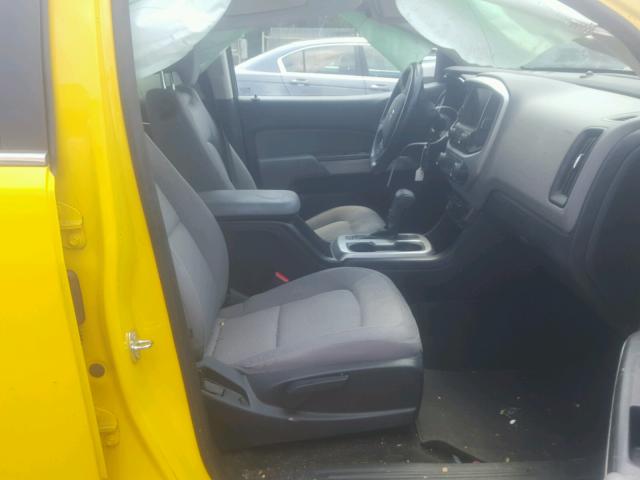 1GCGSBEA1F1254163 - 2015 CHEVROLET COLORADO L YELLOW photo 5