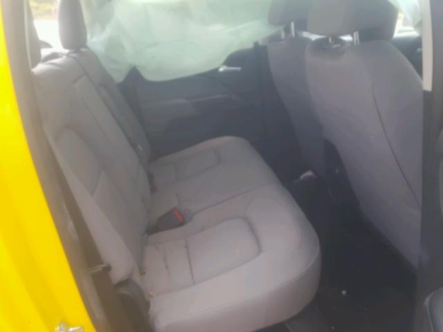 1GCGSBEA1F1254163 - 2015 CHEVROLET COLORADO L YELLOW photo 6