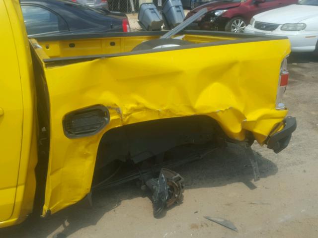 1GCGSBEA1F1254163 - 2015 CHEVROLET COLORADO L YELLOW photo 9