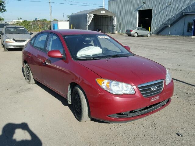 KMHDU45D49U780028 - 2009 HYUNDAI ELANTRA RED photo 1